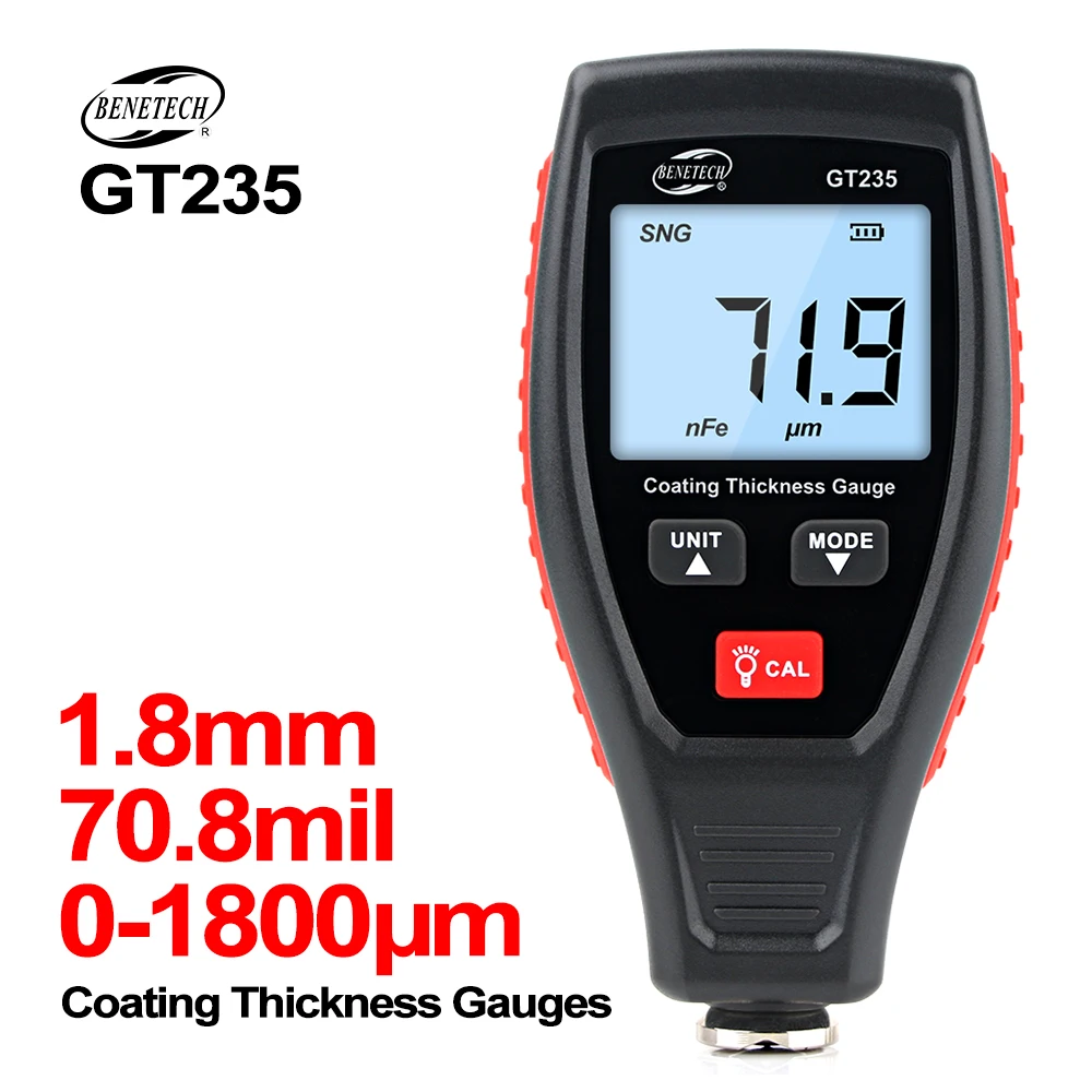 Paint Thickness Gauge - Miernik grubości powłoki RZ Ręczny miernik