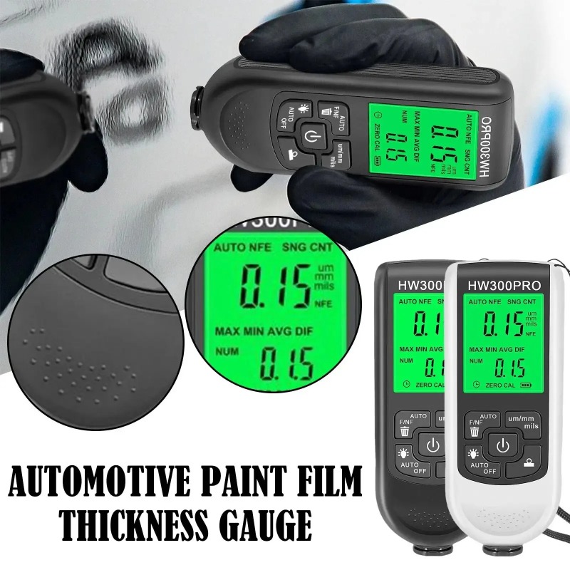 Paint Thickness Gauge - HW-300PRO Automatyczny miernik grubości lakieru samochodowego
