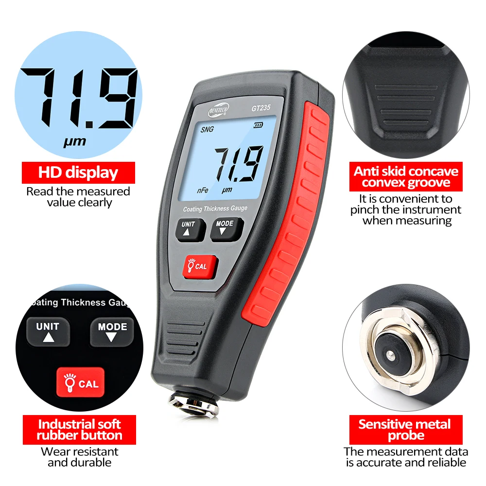 Miernik grubości powłoki RZ Rę – Paint Thickness Gauge recenzja i cena