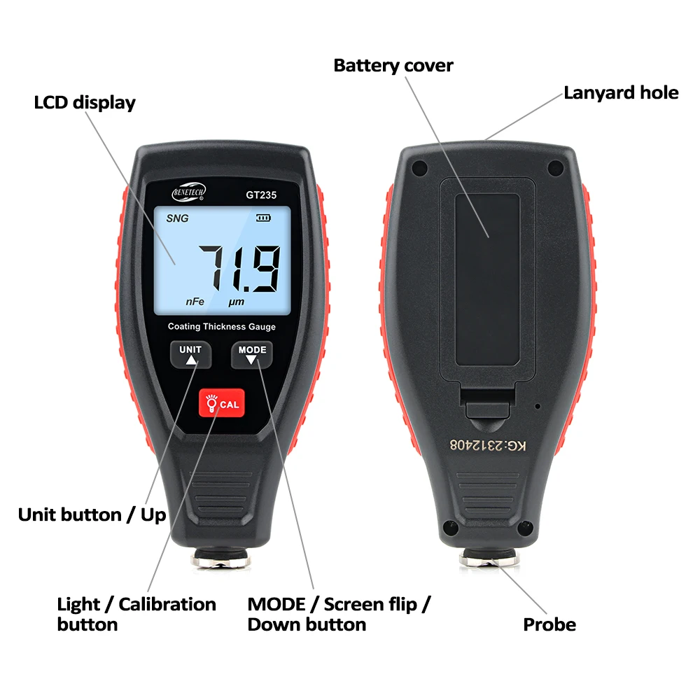 Miernik grubości powłoki RZ Rę – Paint Thickness Gauge recenzja i cena