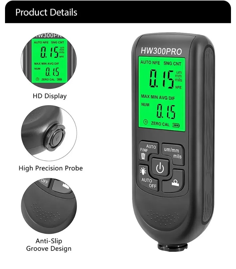 HW-300PRO Automatyczny miernik – Paint Thickness Gauge recenzja i cena