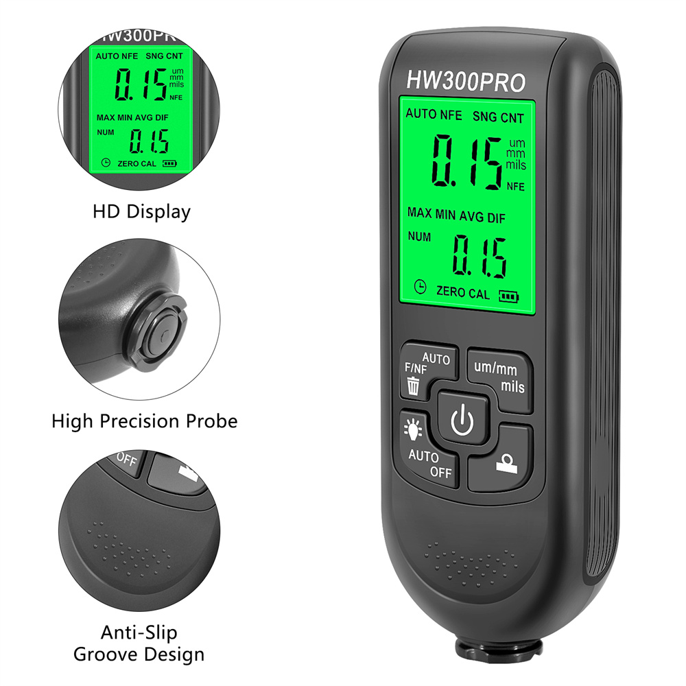 Miernik grubości powłok HW-300 – Paint Thickness Gauge recenzja i cena
